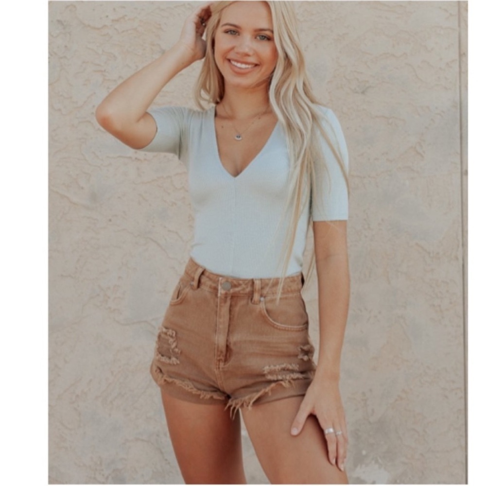 Rewash high rise shorts